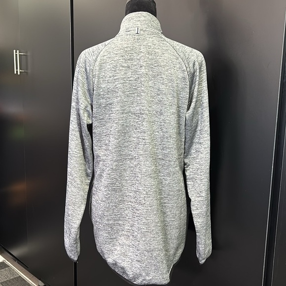 Reebok Powerlift quarter zip pullover, hip pockets, logo chest,thumb holes - Picture 4 of 9